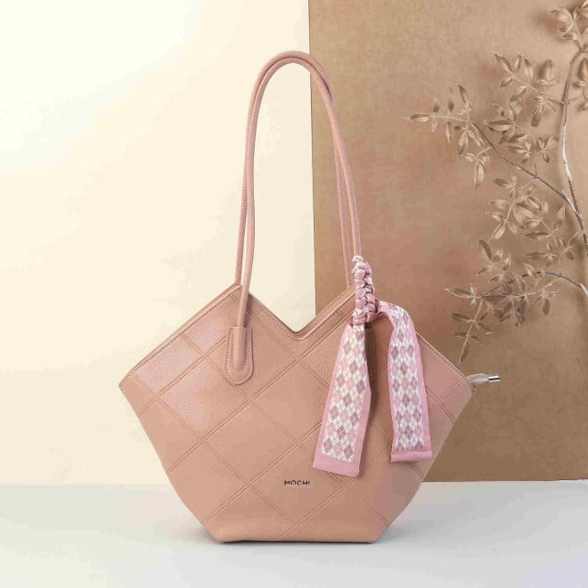 Mochi Women Pink Casual Tote Bag