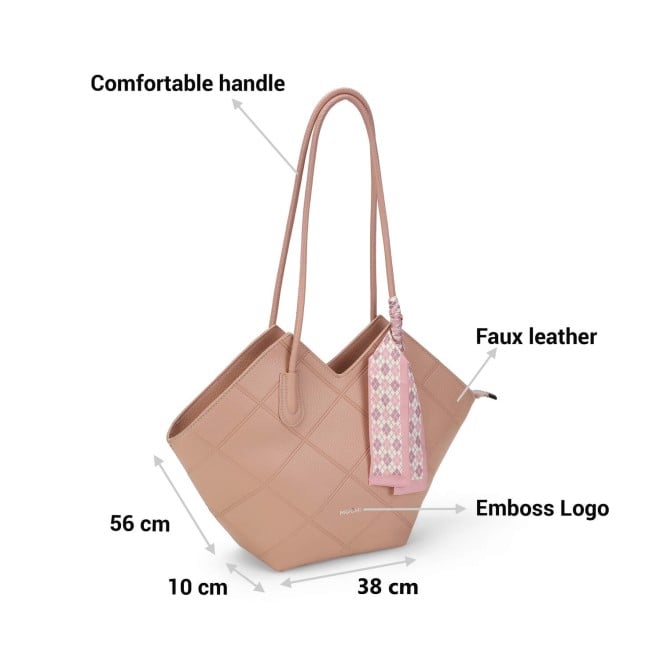 Mochi Women Pink Casual Tote Bag (SKU: 66-510-24-10)