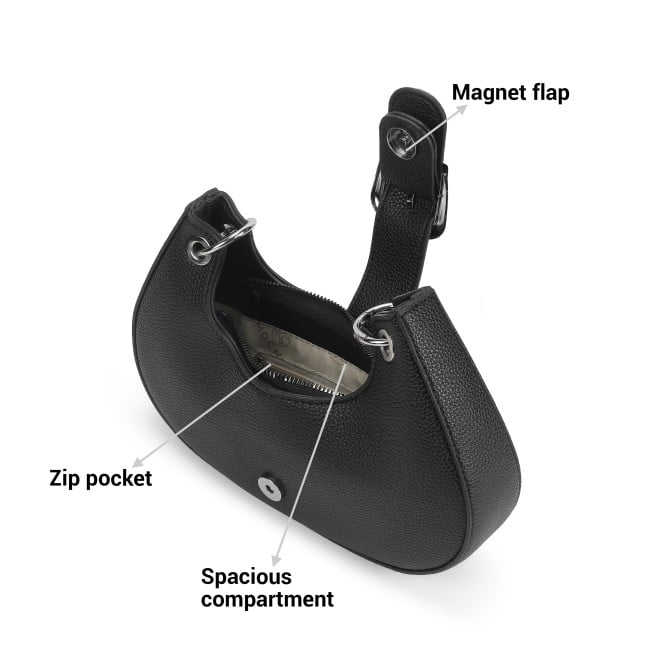 Mochi Women Black Hand Bags Shoulder Bag (SKU: 66-511-11-10)