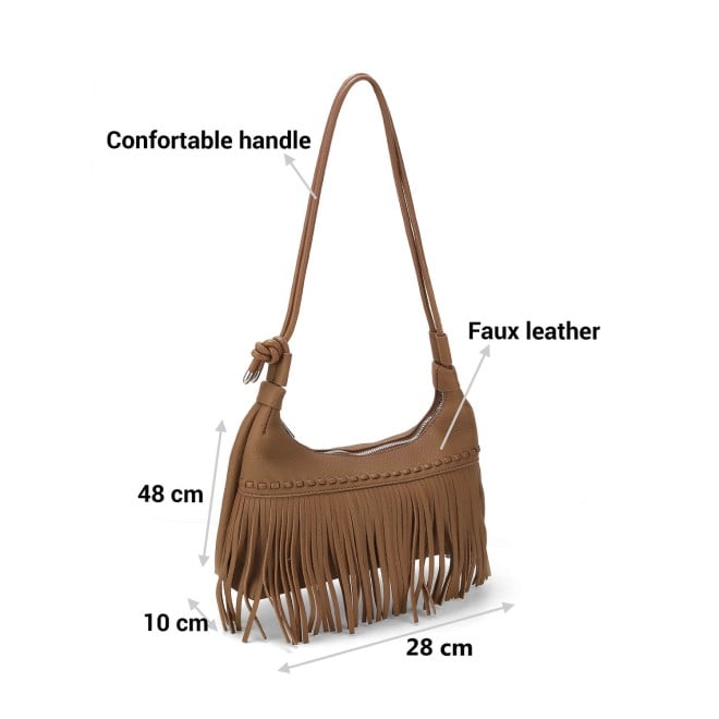 Mochi Women Brown Casual Shoulder Bag (SKU: 66-512-12-10)