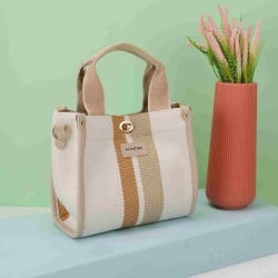 Women Beige Casual Sling Bag