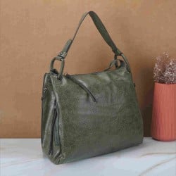 Women Green Casual Shoulder Bag