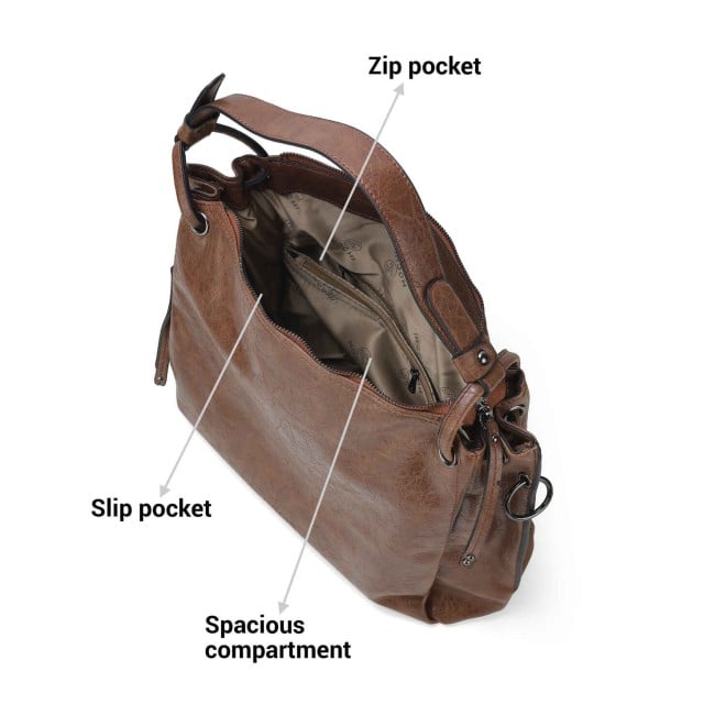 Mochi Women Brown Casual Shoulder Bag (SKU: 66-522-12-10)