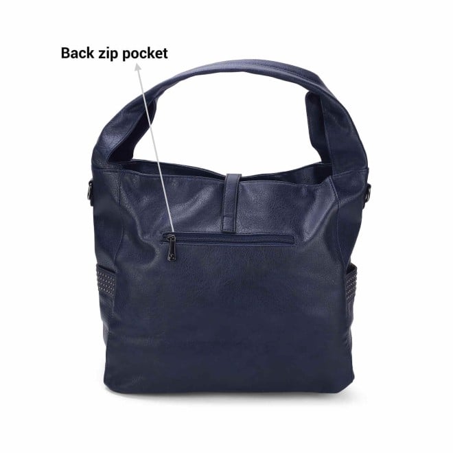 Mochi Women Navy Blue Casual Shoulder Bag (SKU: 66-523-17-10)