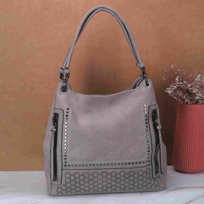 Mochi Women Grey Casual Shoulder Bag (SKU: 66-524-14-10)