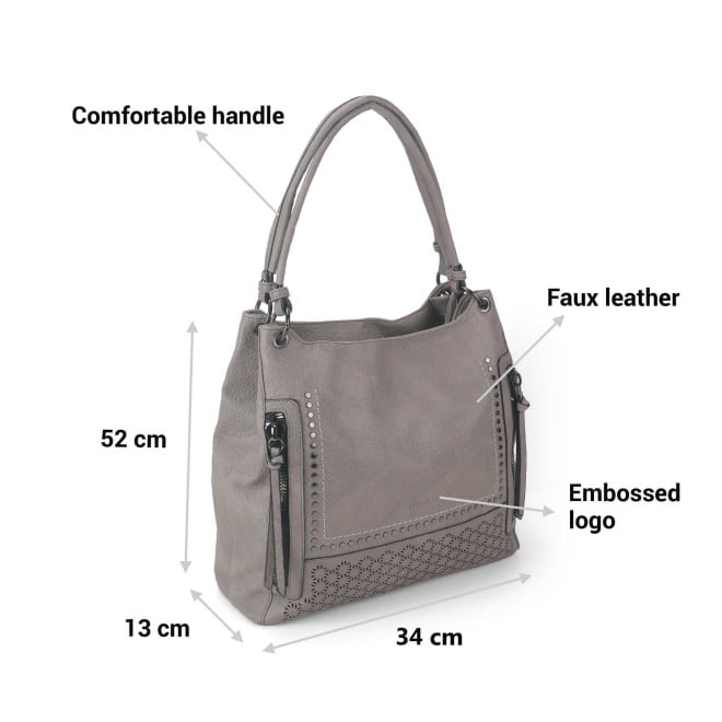 Mochi Women Grey Casual Shoulder Bag (SKU: 66-524-14-10)