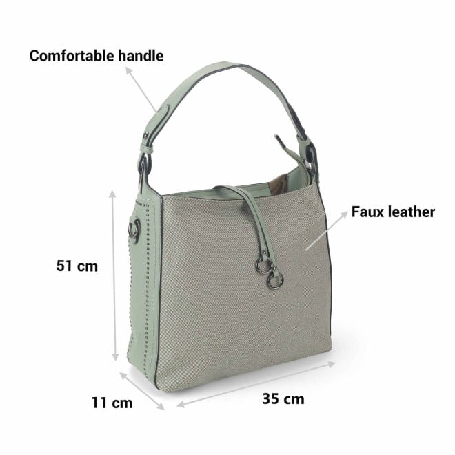 Mochi Women Green Casual Shoulder Bag (SKU: 66-525-21-10)