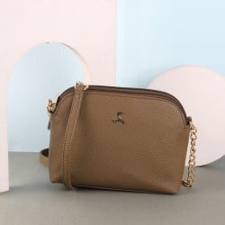 Women Brown Casual Sling Bag