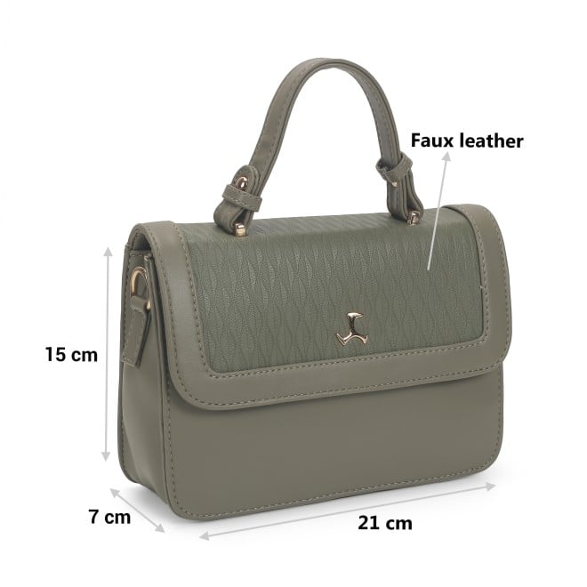 Mochi Women Green Hand Bags Satchel Bags (SKU: 66-549-21-10)