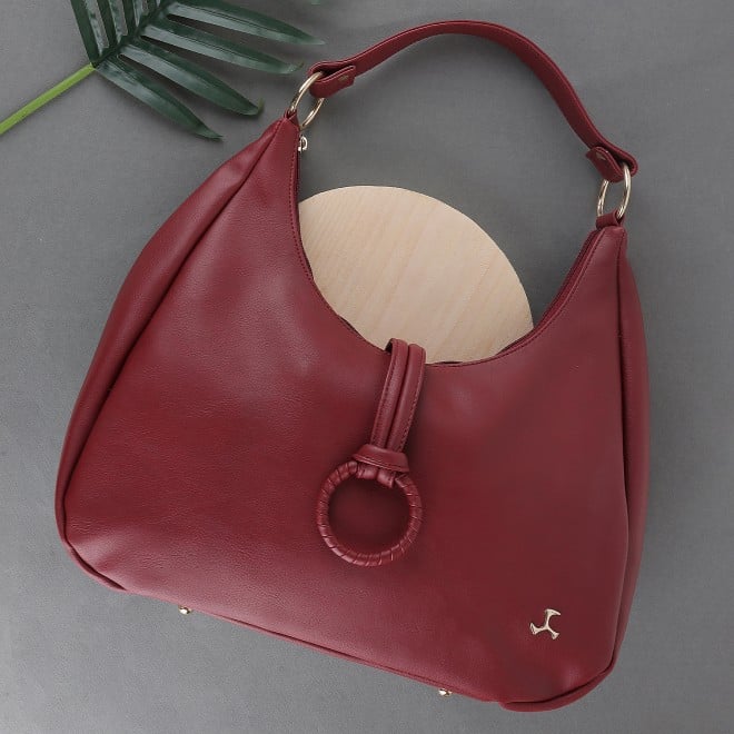 Mochi Women Maroon Hand Bags Hobo Bags