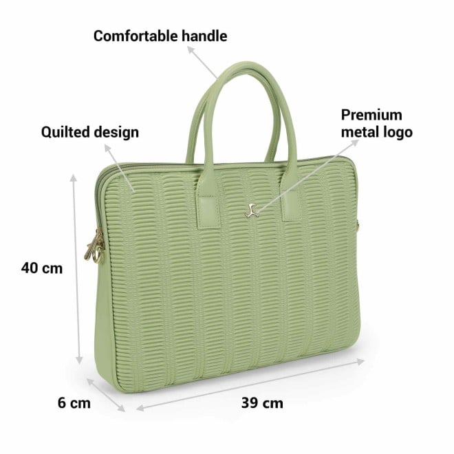 Mochi Women Green Casual Laptop Bags (SKU: 66-562-21-10)