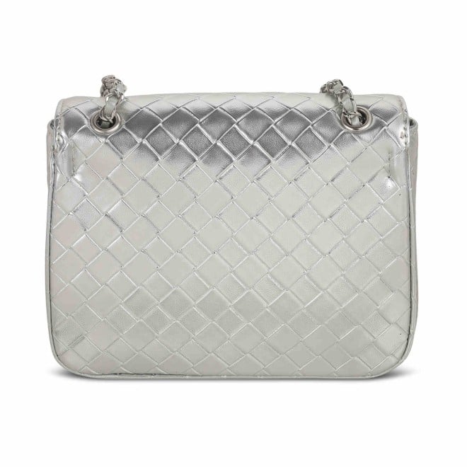 Mochi Women Silver Casual Sling Bag (SKU: 66-566-27-10)