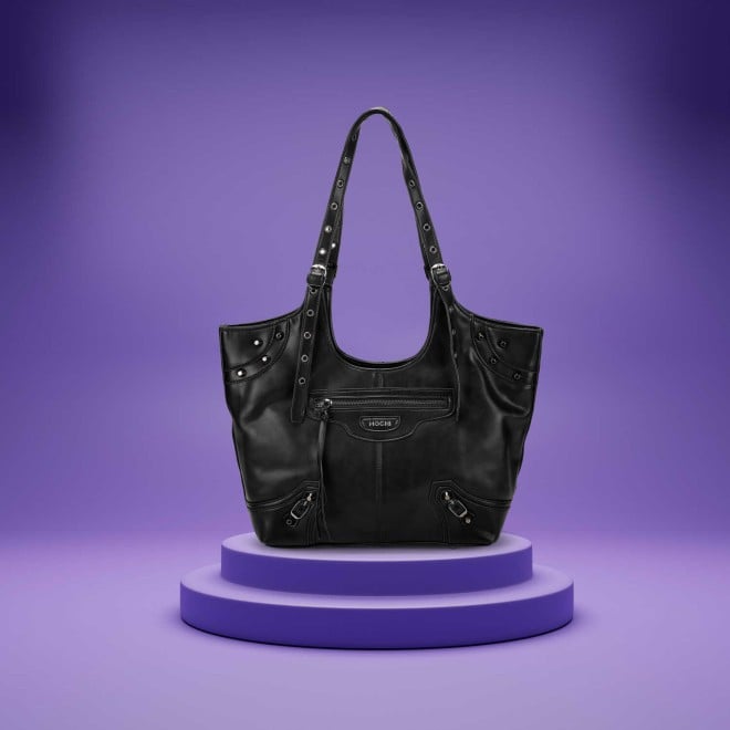 Mochi Women Black Casual Tote Bag (SKU: 66-572-11-10)