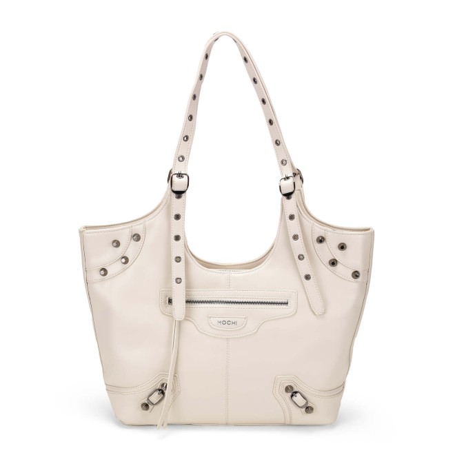Mochi Women Off White Casual Tote Bag (SKU: 66-572-66-10)
