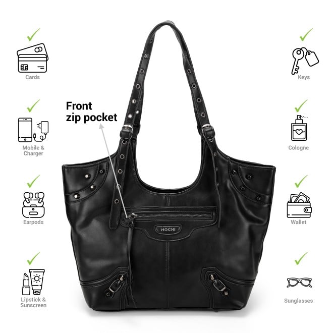 Mochi Women Black Shoulder Bag (SKU: 66-572-11-10)