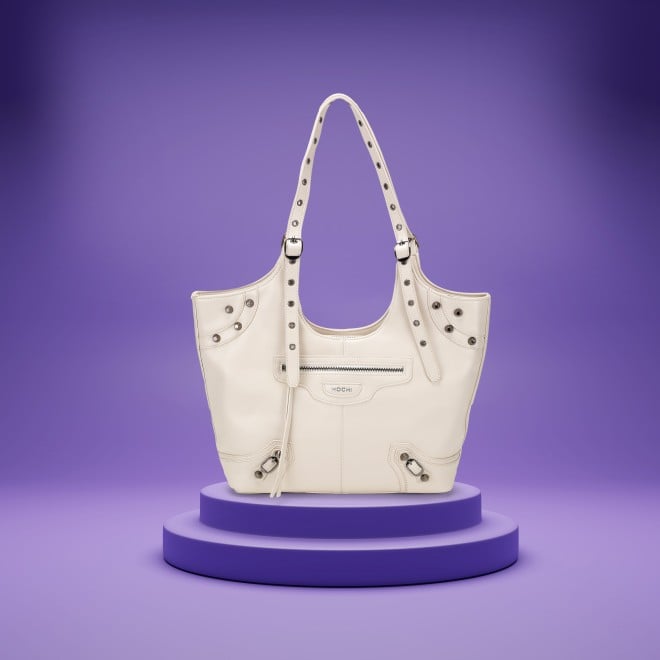Mochi Women Off-white Shoulder Bag