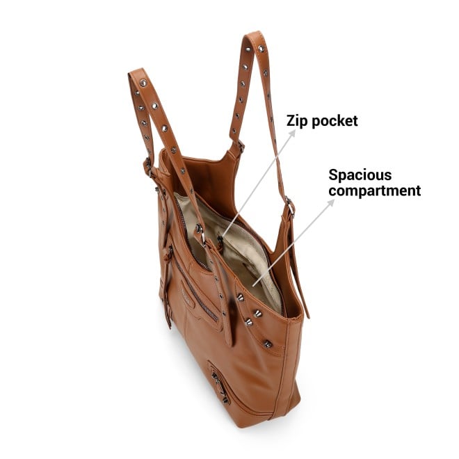 Mochi Women Brown Shoulder Bag (SKU: 66-572-12-10)
