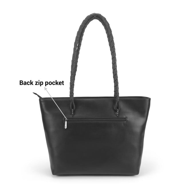 Mochi Women Black Casual Tote Bag (SKU: 66-584-11-10)