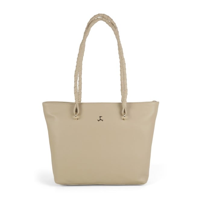 Mochi Women Beige Casual Tote Bag (SKU: 66-584-20-10)