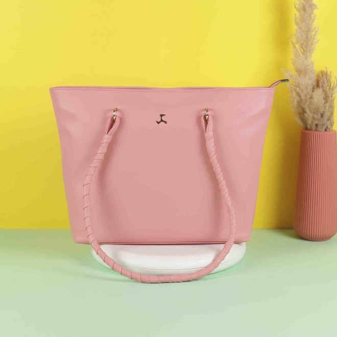 Mochi Women Peach Casual Tote Bag