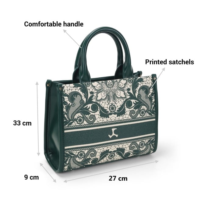 Mochi Women Green Hand Bags Satchel Bags (SKU: 66-587-21-10)