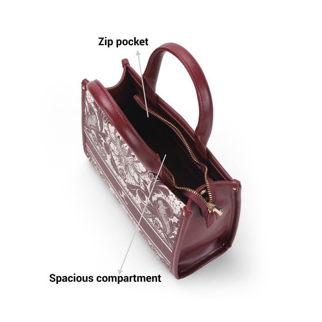 Mochi Women Maroon Hand Bags Satchel Bags (SKU: 66-587-44-10)