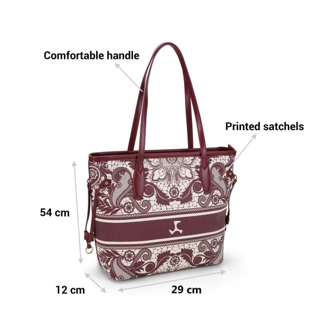 Mochi Women Maroon Hand Bags Shoulder Bag (SKU: 66-588-44-10)
