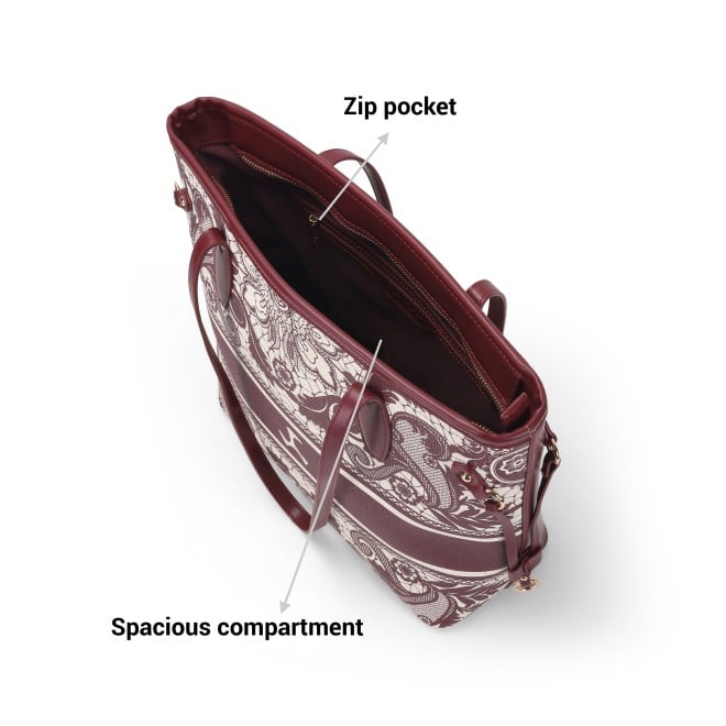 Mochi Women Maroon Hand Bags Shoulder Bag (SKU: 66-588-44-10)