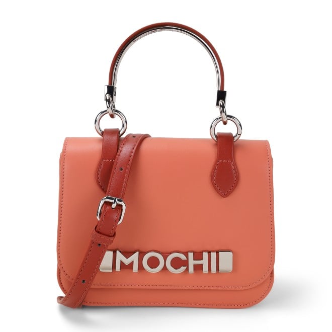 Mochi Women Peach Hand Bags Satchel Bags (SKU: 66-590-80-10)