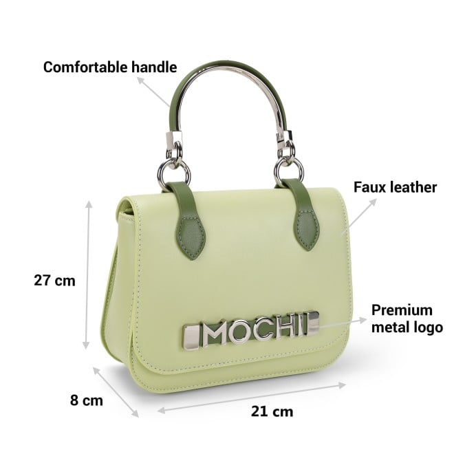 Mochi Women Light-Green Hand Bags Satchel Bags (SKU: 66-590-60-10)