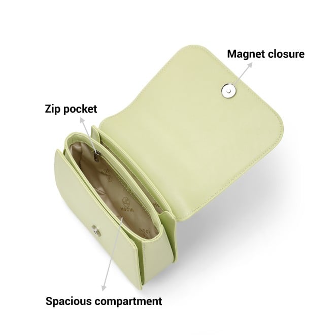 Mochi Women Light-Green Hand Bags Satchel Bags (SKU: 66-590-60-10)