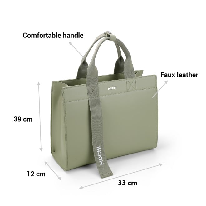 Mochi Women Green Hand Bags Satchel Bags (SKU: 66-592-21-10)