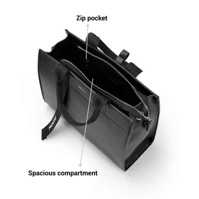 Mochi Women Black Hand Bags Satchel Bags (SKU: 66-592-11-10)