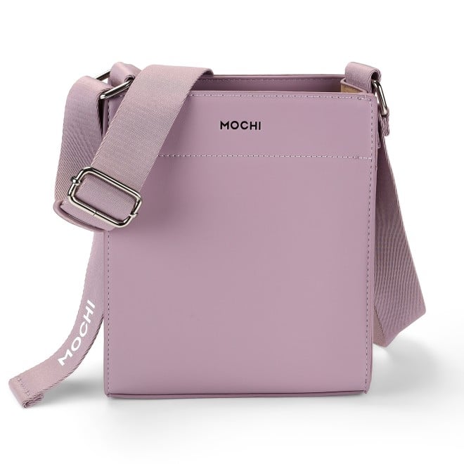 Mochi Women Purple Hand Bags Zip Top Sling
