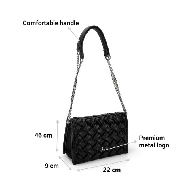 Mochi Women Black Hand Bags Shoulder Bag (SKU: 66-594-11-10)