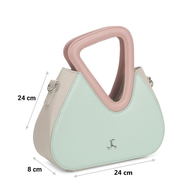 Mochi Women Light-Green Hand Bags Zip Top Sling (SKU: 66-595-60-10)