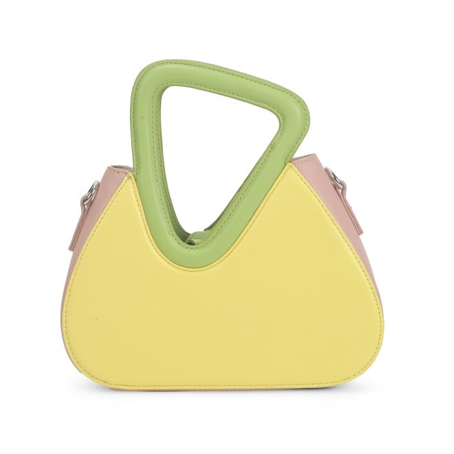 Mochi Women Yellow Hand Bags Zip Top Sling (SKU: 66-595-33-10)