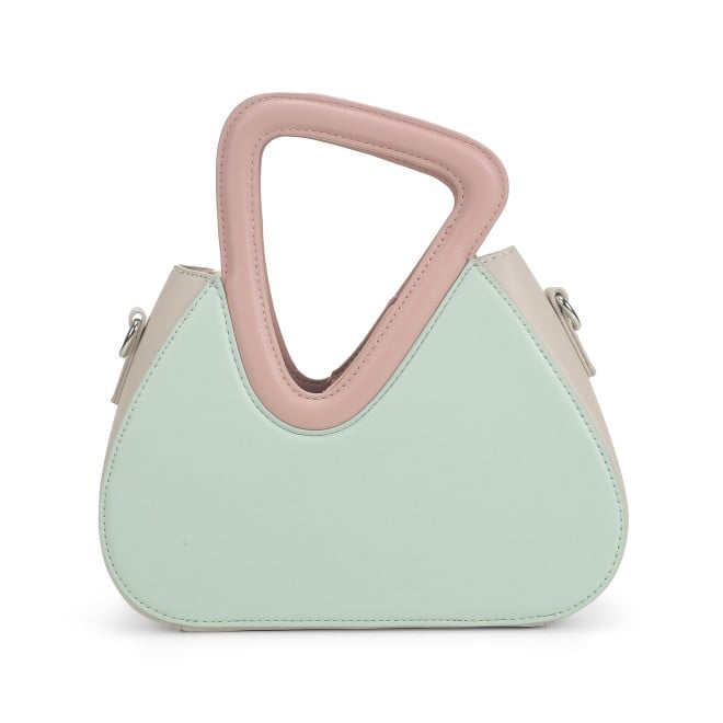 Mochi Women Light-Green Hand Bags Zip Top Sling (SKU: 66-595-60-10)