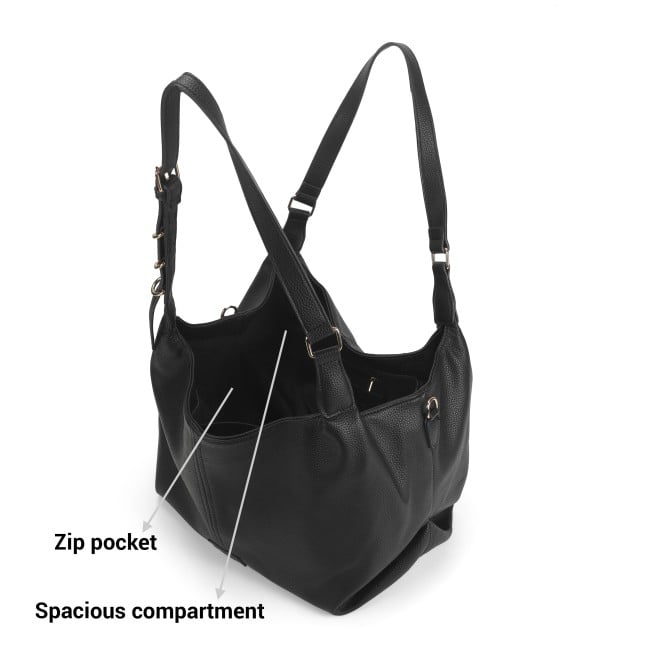 Mochi Women Black Hand Bags Shoulder Bag (SKU: 66-600-11-10)