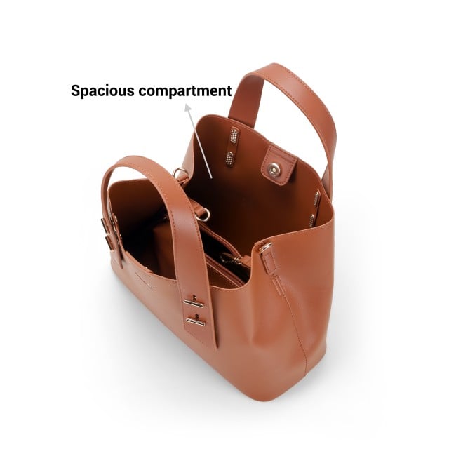 Mochi Women Brown Hand Bags Satchel Bags (SKU: 66-602-12-10)