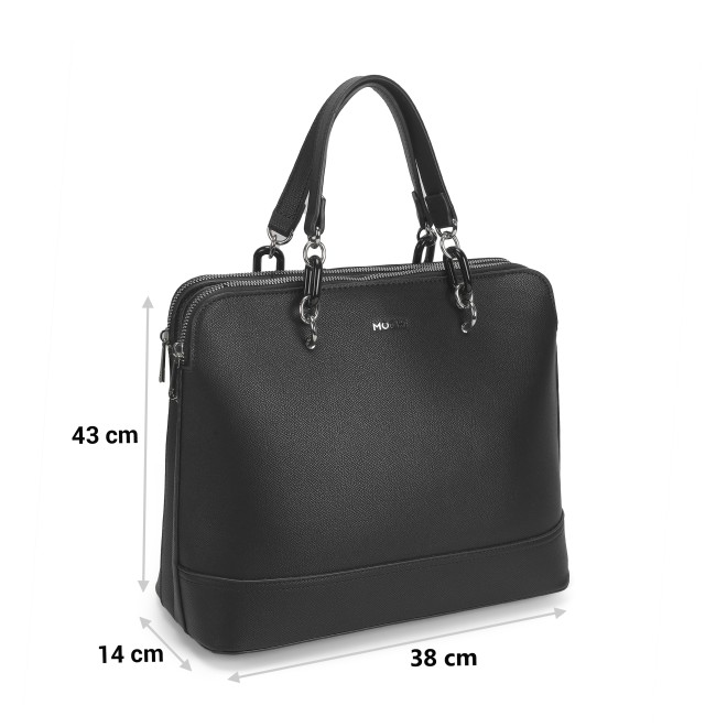 Mochi Women Black Hand Bags Satchel Bags (SKU: 66-604-11-10)