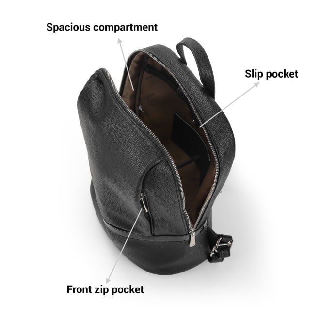 Mochi Women Black Hand Bags backpack (SKU: 66-605-11-10)