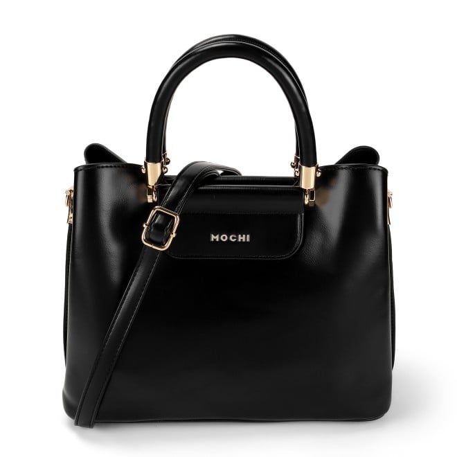 Mochi Women Black Hand Bags Satchel Bags (SKU: 66-609-11-10)