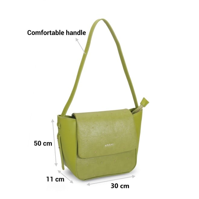 Mochi Women Green Hand Bags Shoulder Bag (SKU: 66-611-21-10)