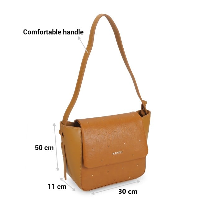 Mochi Women Tan Hand Bags Shoulder Bag (SKU: 66-611-23-10)