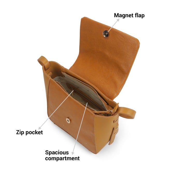 Mochi Women Tan Hand Bags Shoulder Bag (SKU: 66-611-23-10)