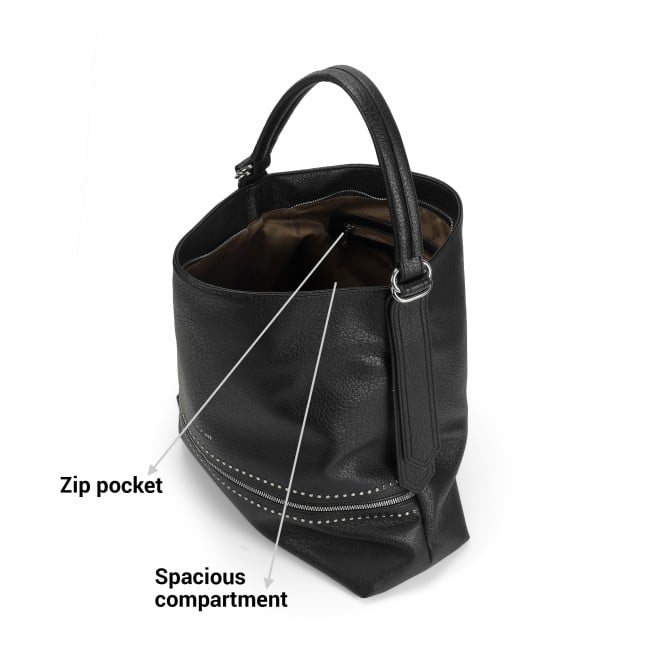 Mochi Women Black Hand Bags Shoulder Bag (SKU: 66-644-11-10)