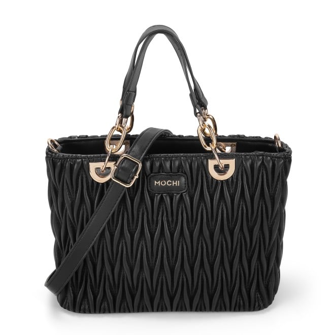 Mochi Women Black Hand Bags Satchel Bags (SKU: 66-650-11-10)
