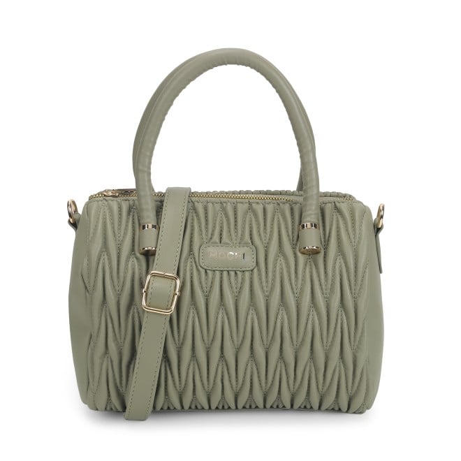 Mochi Women Light-Green Hand Bags Satchel Bags