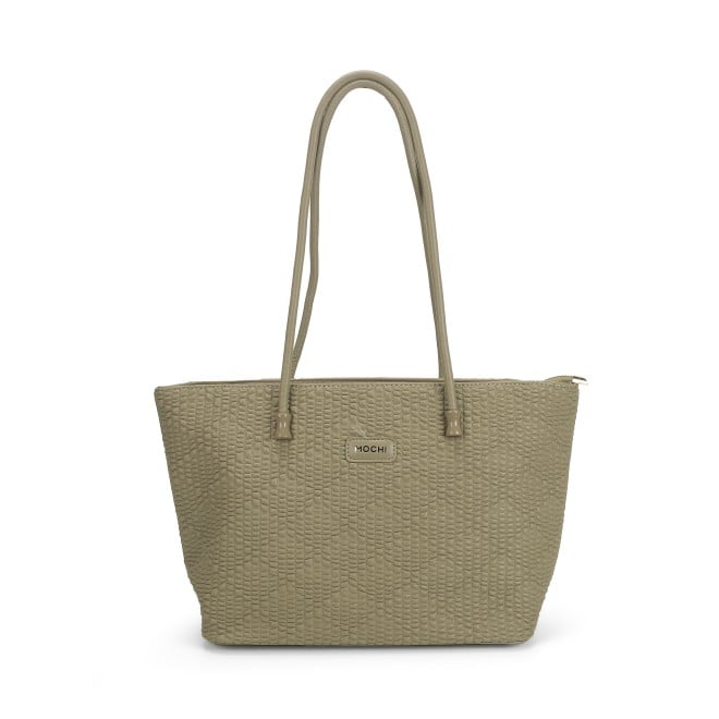 Mochi Women Green Hand Bags Tote bag
